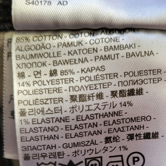 Black Levi's Leggings Perfectly Slimming 512 Jeggings Super Skinny Pull On 4 P - Picture 12 of 12